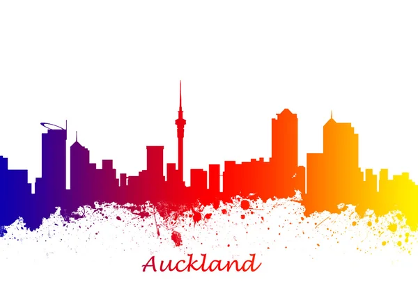 Auckland Nový Zéland Panorama — Stock fotografie