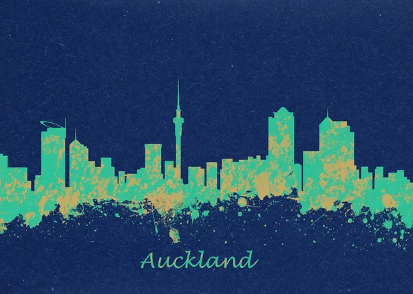オークランド ニュージーランドのスカイライン — ストック写真