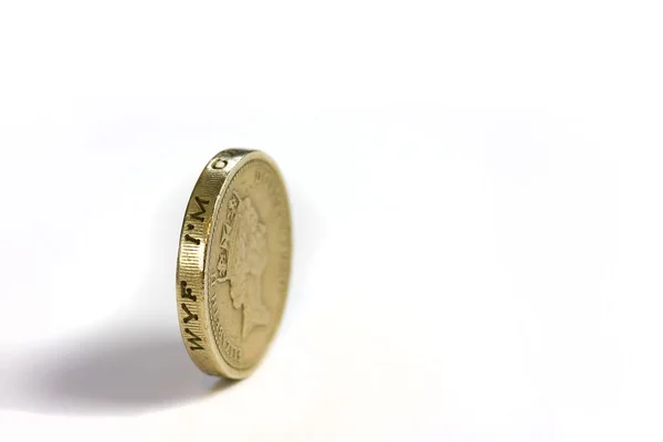 One pound coin — Stock Photo, Image