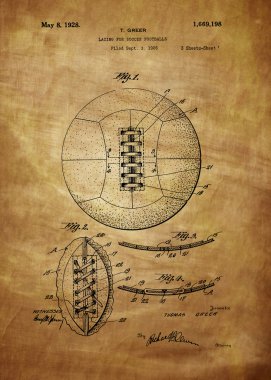 Soccer Ball Patent clipart