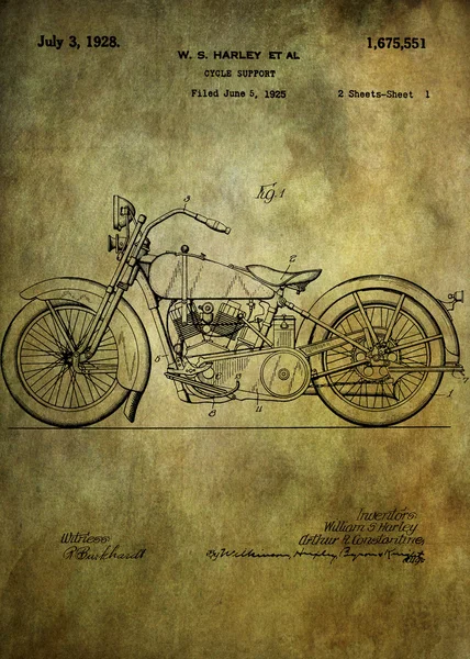 Harley Davidson Motosiklet Patent