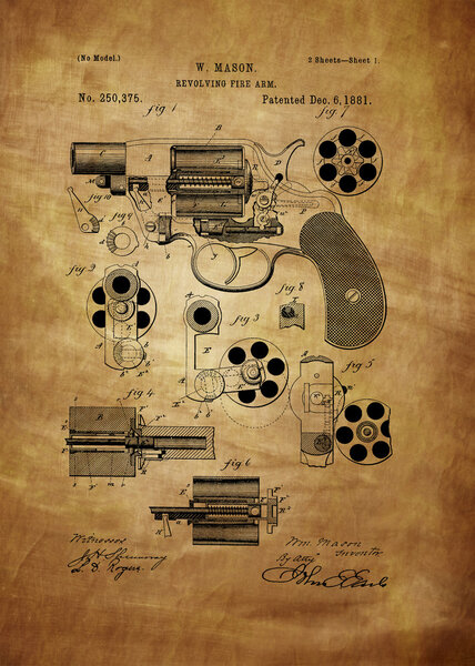 Revolving Fire Arm Patent