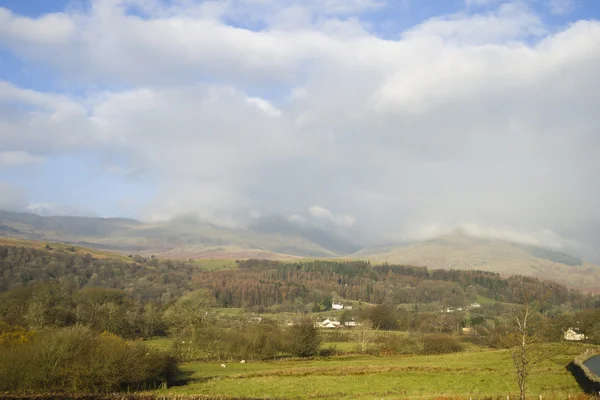 De lake district cumbria Engeland — Stockfoto