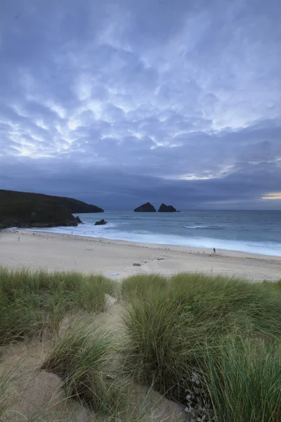 Puesta de sol de Holywell Bay —  Fotos de Stock