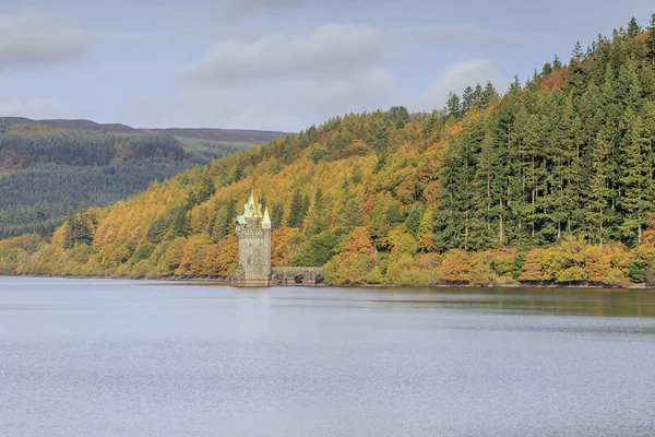 Jeziora vyrnwy Walii — Zdjęcie stockowe