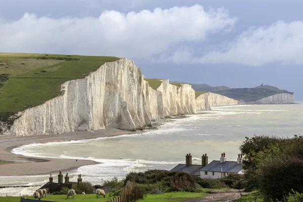 Seven Sisters cliffs — Stock Photo, Image