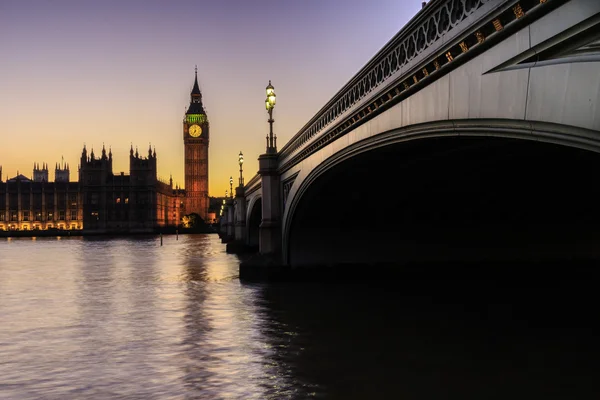 Big Ben al tramonto — Foto Stock