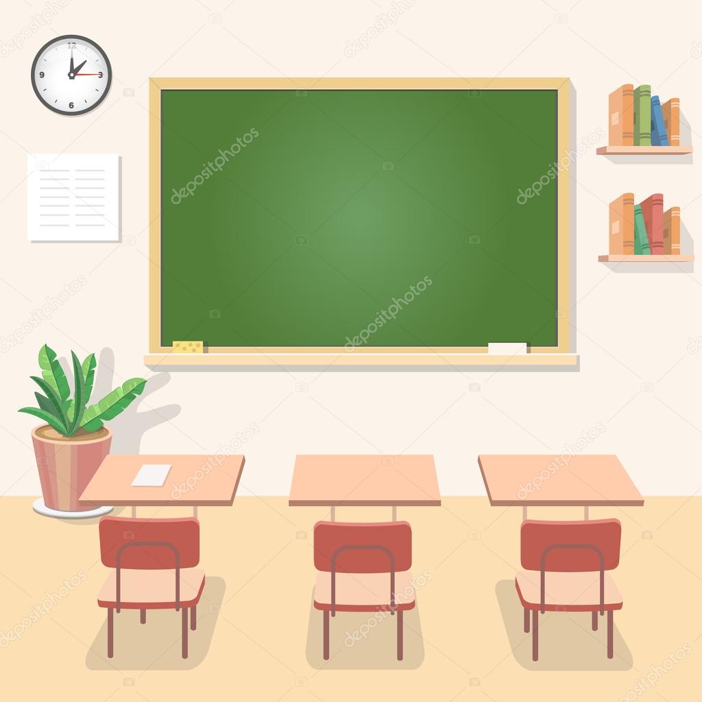 depositphotos_95115832 stock photo school classroom with chalkboard and