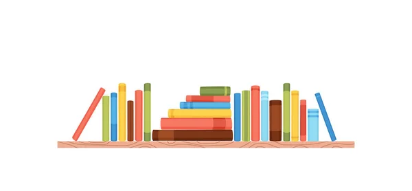 Librerie progettazione parete vettoriale per bestseller in negozio, aula, ufficio, biblioteca, scuola, interno della casa. — Vettoriale Stock