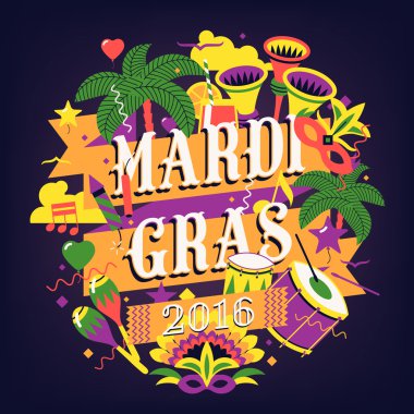 Mardi gras afiş