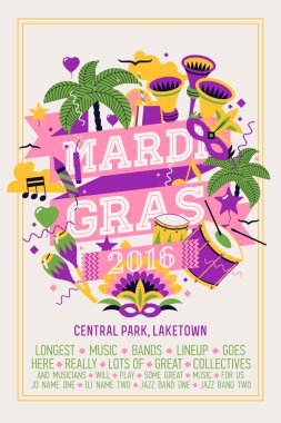Mardi gras afiş