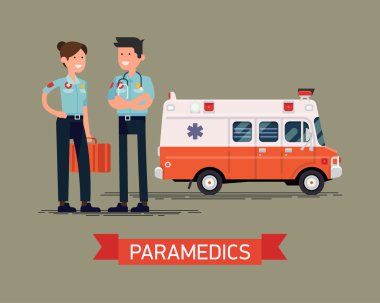 Cool Paramedics concept clipart