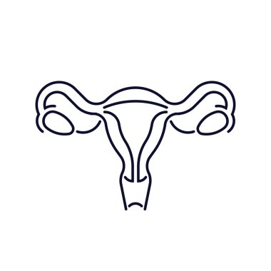kadın üreme sistemi simgesi
