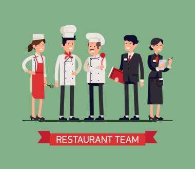 restoran personeli karakterleri