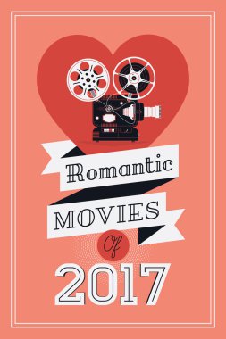 Retro film projektör. 