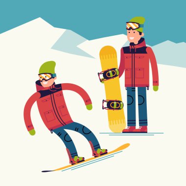 snowboard erkek karakterler