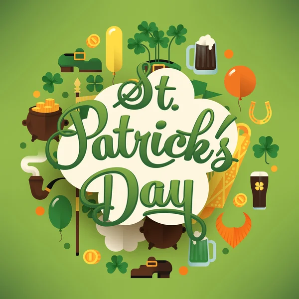 Día de San Patricio — Vector de stock