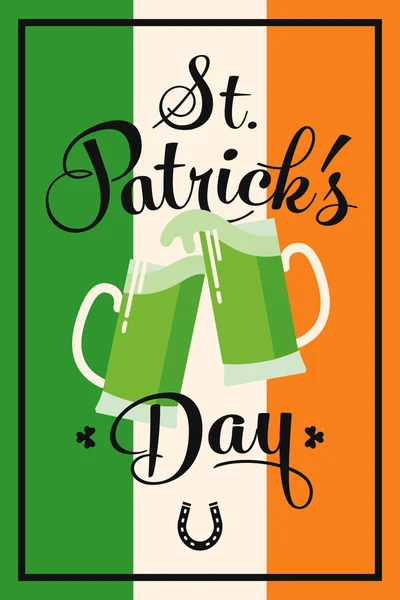 간단한 St. Patrick의 날 축 하 — 스톡 벡터