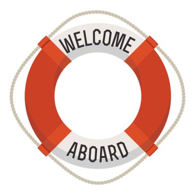 'Gemiye hoşgeldin' lifebuoy simgesi