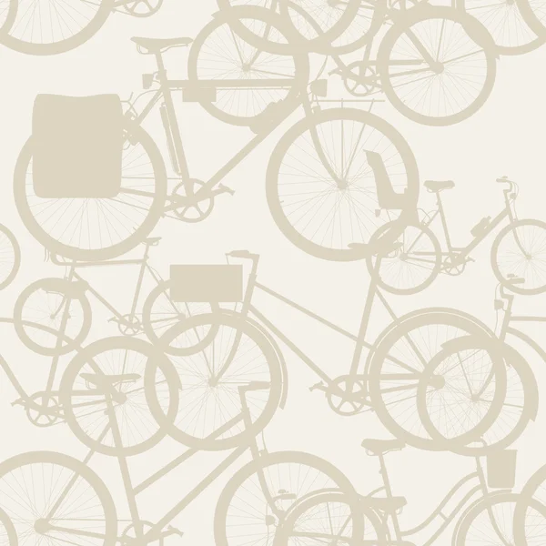 Patrón de bicicleta temática — Vector de stock