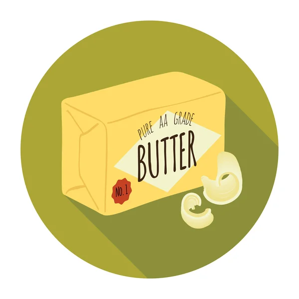 Ikone der Butter — Stockvektor