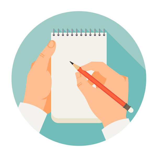 Руки держат ноутбук
