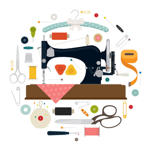 Шитье в форме круга
