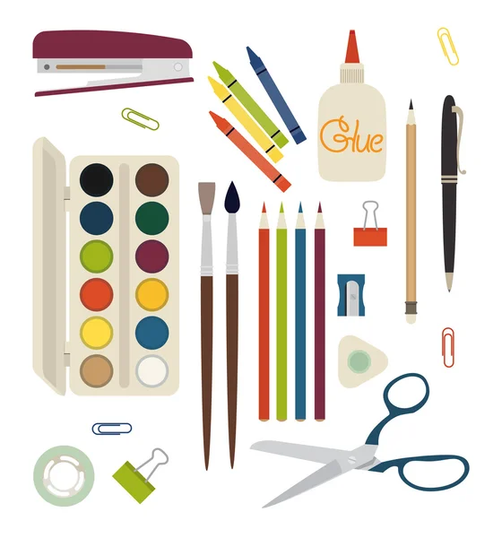 Tekening items. — Stockvector