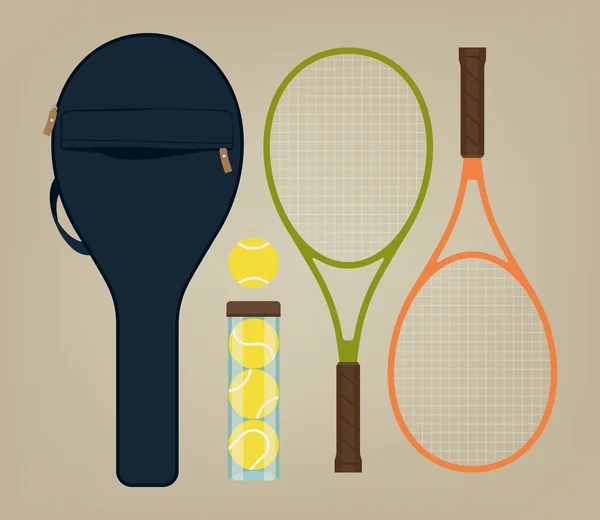 Elemento tennis — Vettoriale Stock