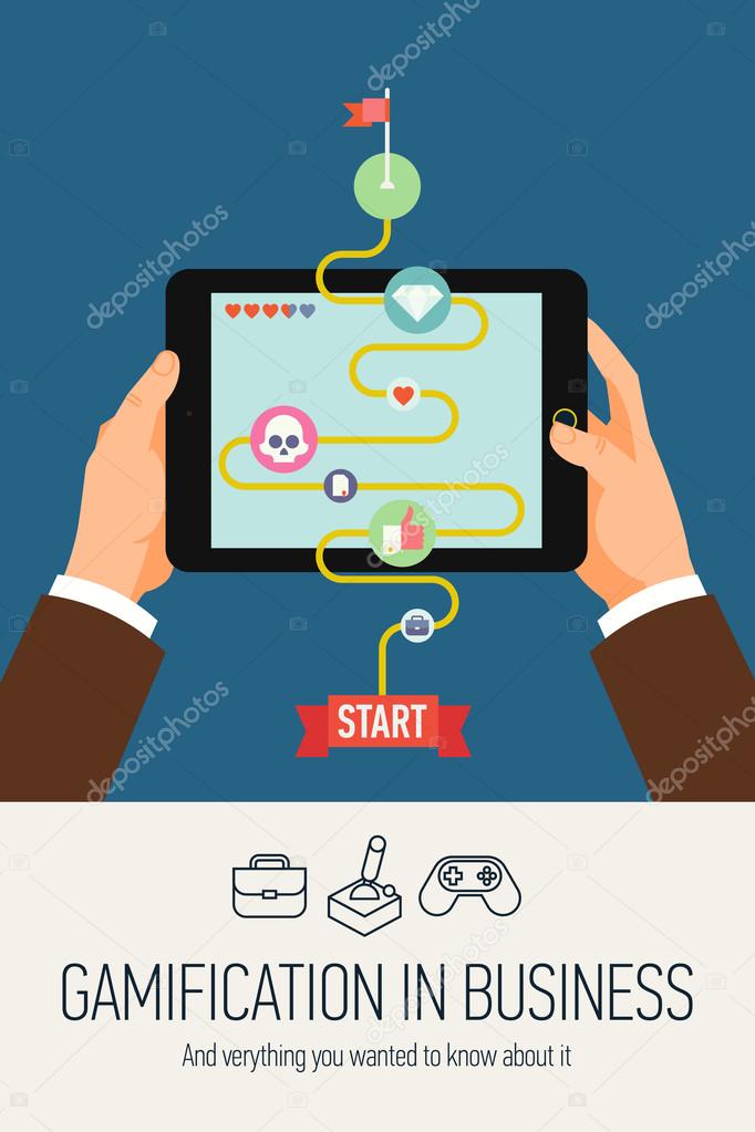 Tablet computer with business strategy