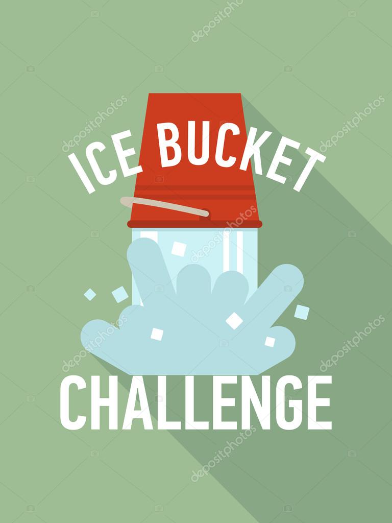 Ice bucket challenge. Stock Vector by ©masha_tace 60821903