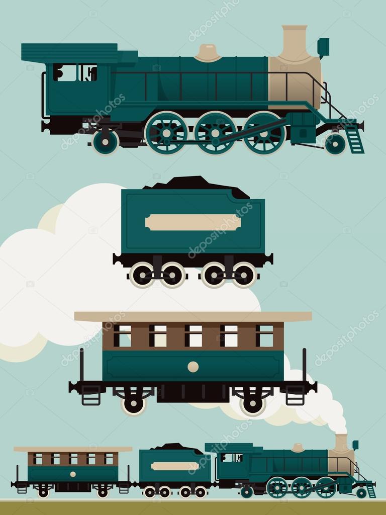 Vintage train set.