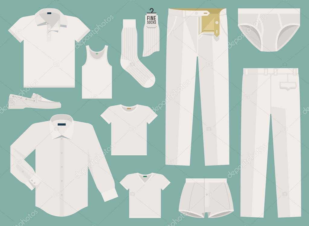 White clothes for men