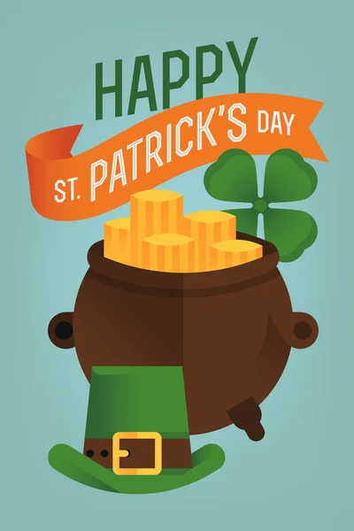 Feliz día de San Patricio — Vector de stock