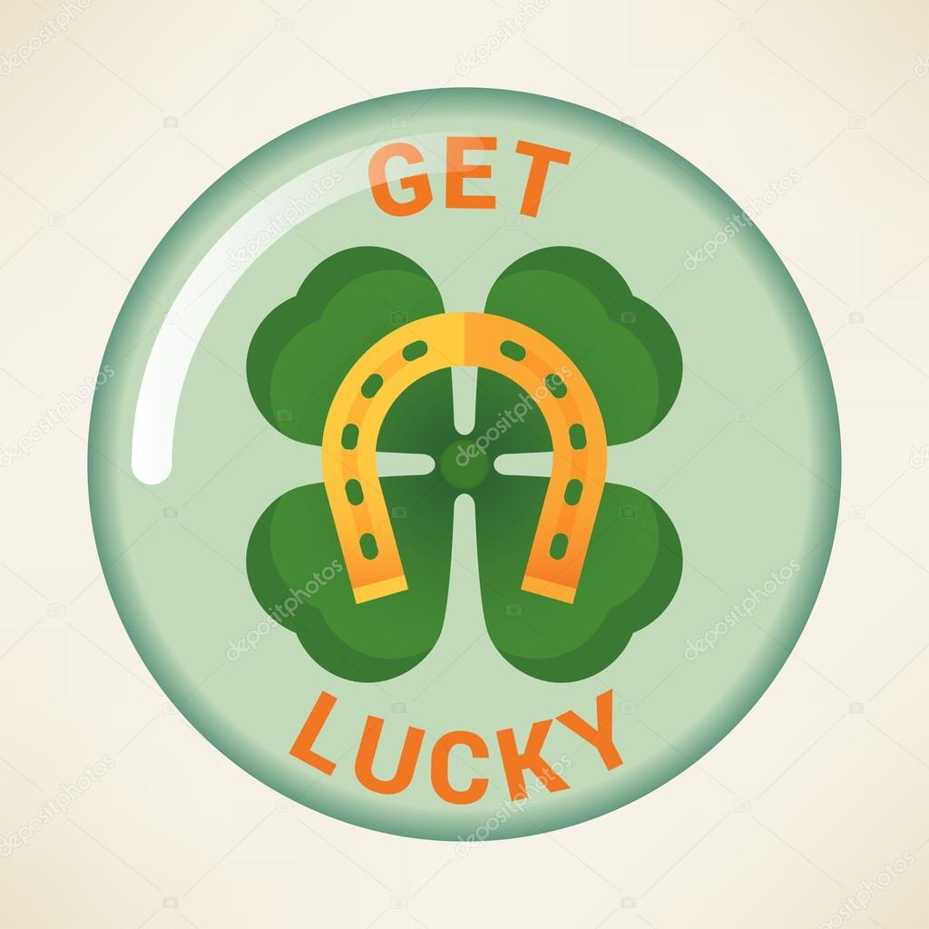 Clover leaf  'Get Lucky' title