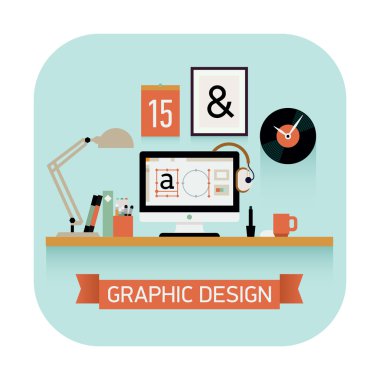 Grafik tasarım iş yeri