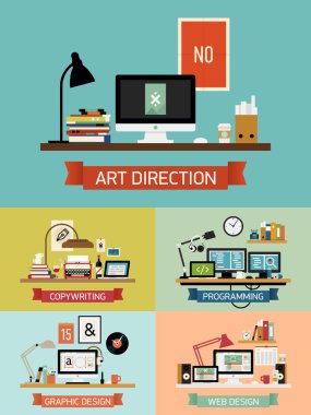 Modaya uygun Web sitesi kapakları kümesi