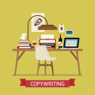 Copywriting tarihinde yaratıcı illüstrasyon.
