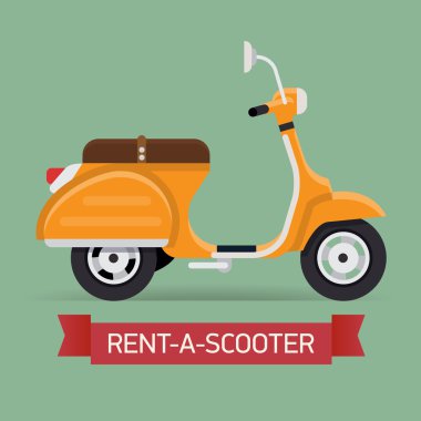 Scooter Kiralık şirket afiş