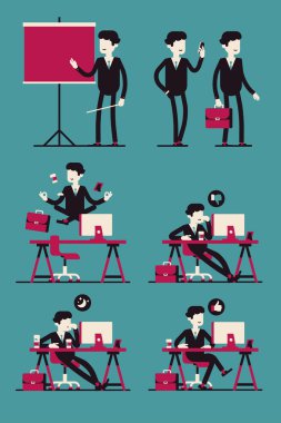 İş ofis işçi web simgeler