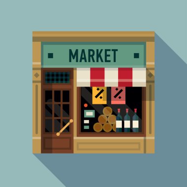 Yerel bakkal market Dükkanı