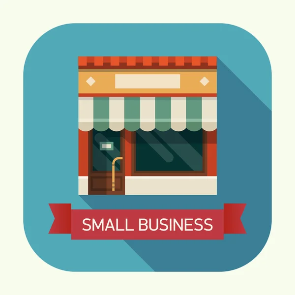 Kleinunternehmen mit lokalem Geschäft — Stockvektor