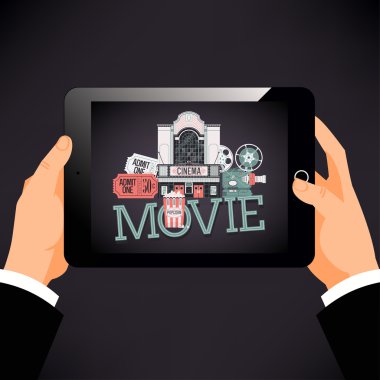 aygıt eğlence film izlerken.