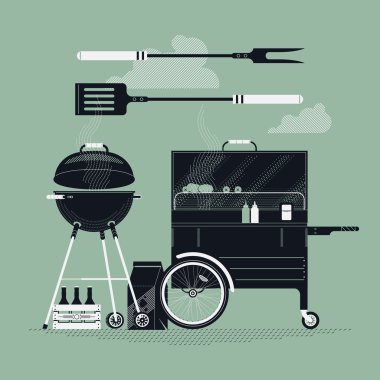 öğeleri pişirme Barbekü