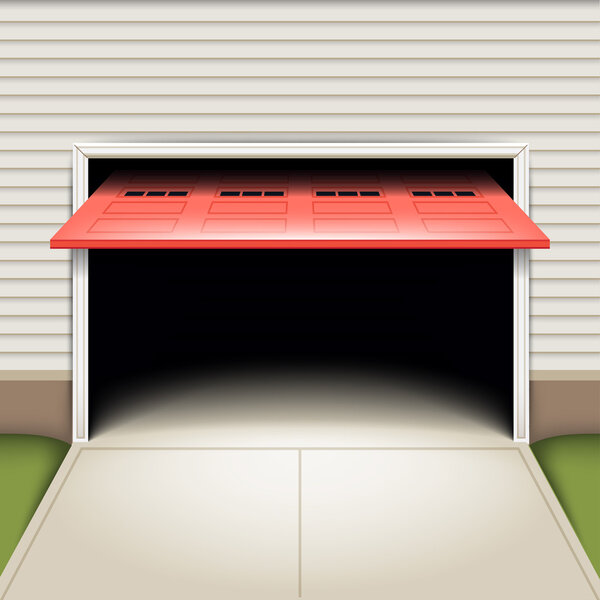 Empty garage background