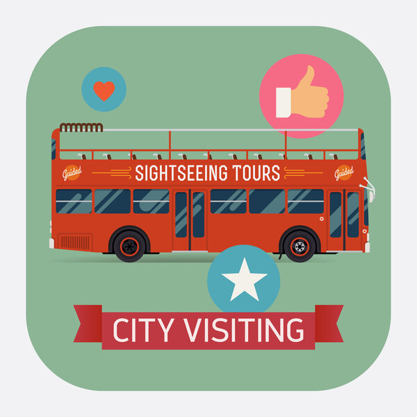 city visiting bus