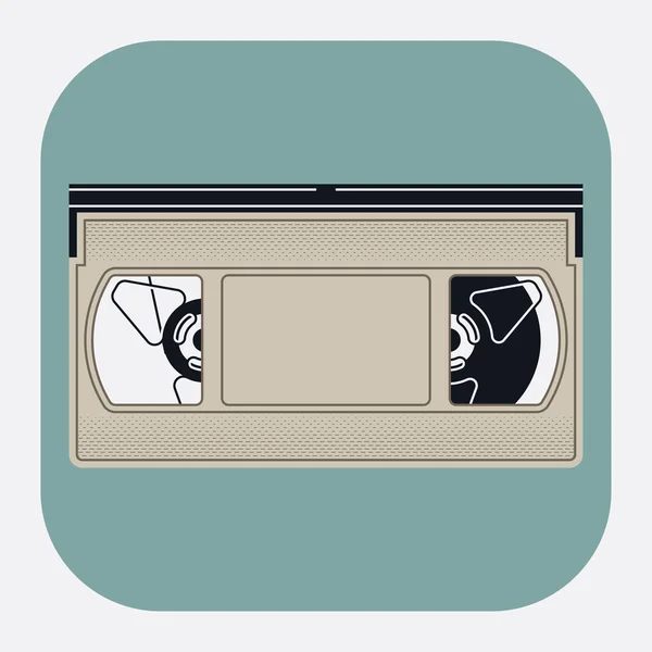 Cassette vidéo maison — Image vectorielle