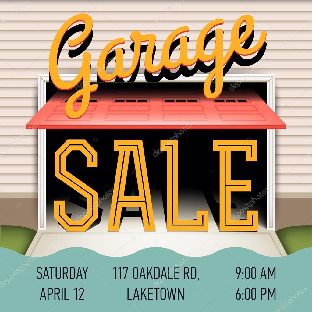 garage or yard sale event