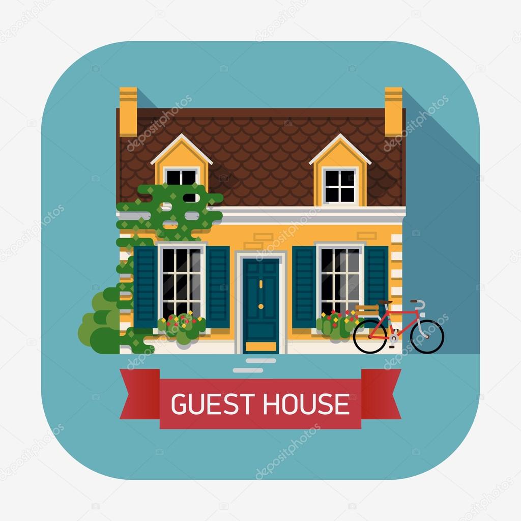 Beautiful guest house Stock Vector Image by ©masha_tace #74088555 Beautiful guest house Stock Vector Image by ©masha_tace #74088555