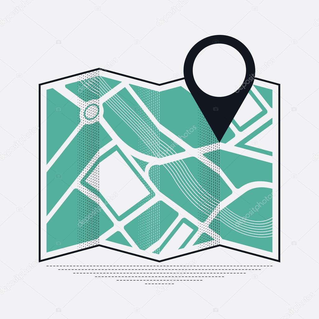 location mark on map